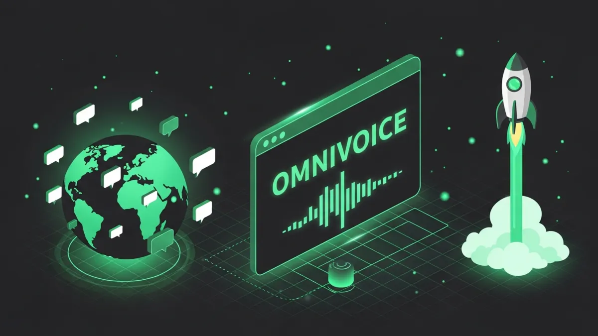 OmniVoice: Zero Shot TTS Modell für 600 Sprachen 2026