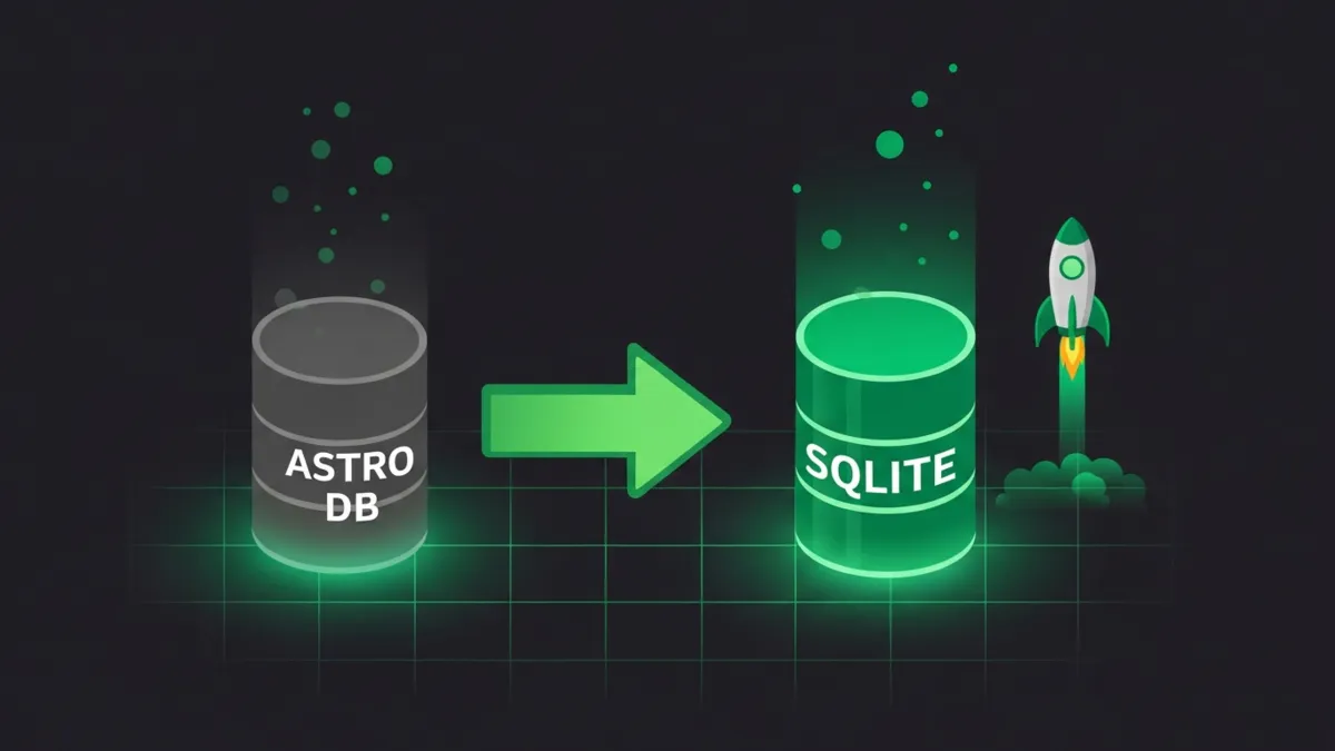 Astro Datenbank 2026: SQLite und Drizzle statt Astro DB