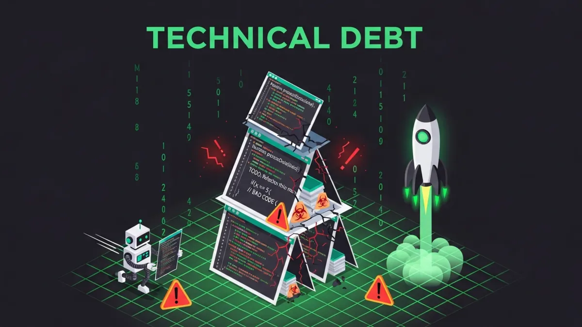 Technische Schulden durch Vibe Coding: So vermeiden Sie das Kartenhaus in der Codebasis