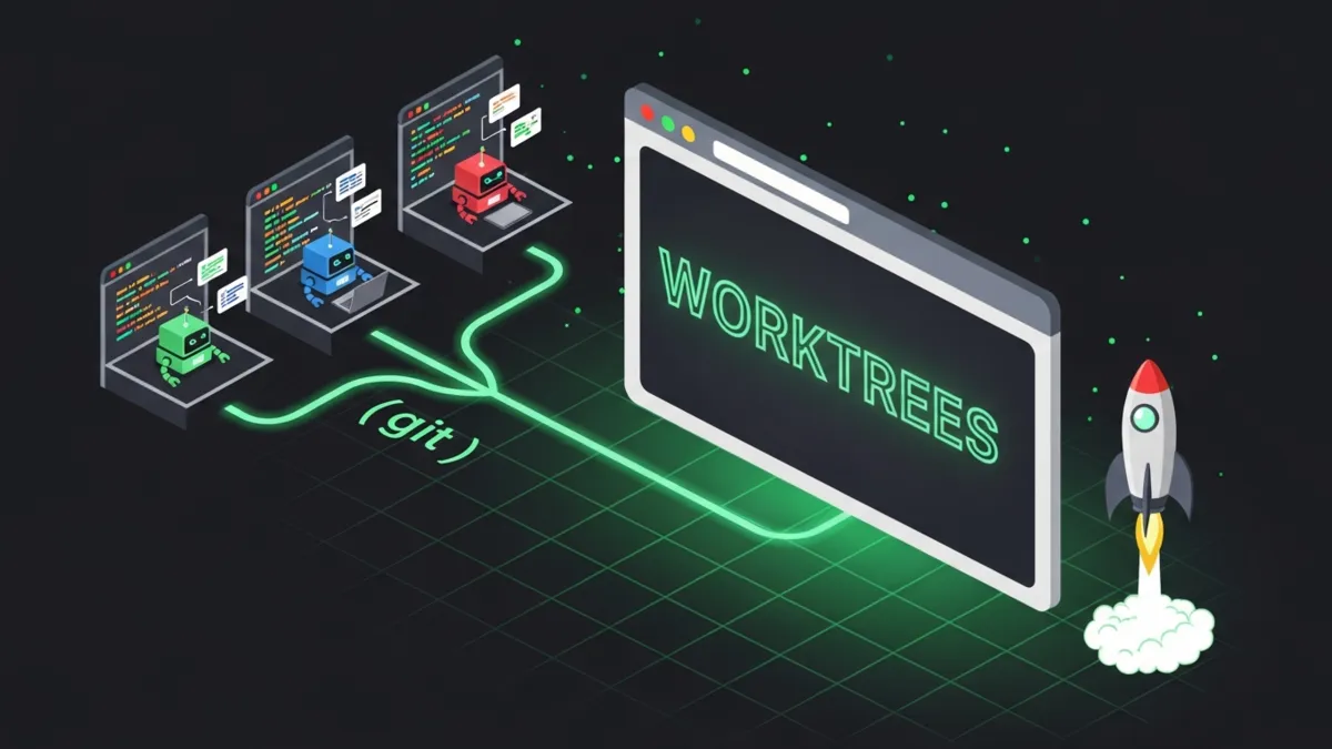 Git Worktrees ohne Claude Code: Parallele KI Agenten agnostisch nutzen 2026